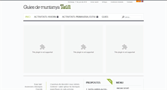 Desktop Screenshot of guiesmuntanyataull.com