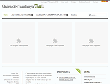 Tablet Screenshot of guiesmuntanyataull.com